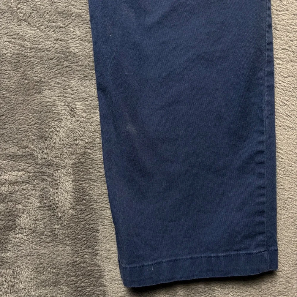 Polo Ralph Lauren Chino Pants Boys 14 Navy Blue Straight Leg Cotton Blend